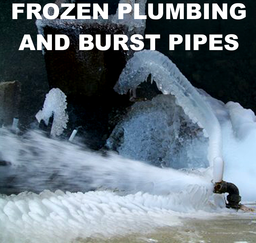 frozen burst pipes